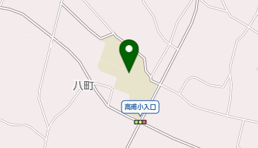 須坂市立高甫小学校の地図画像