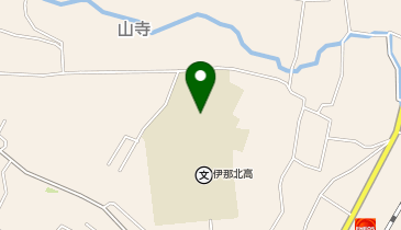 伊那北高校 校庭の地図画像