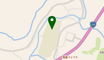 高遠中学校 校庭の地図画像