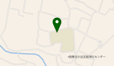 西春近北小学校の地図画像
