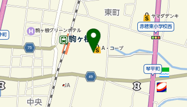 上伊那農協駒ヶ根支所構内の地図画像