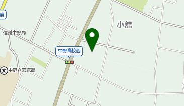旧中野高等学校校庭の地図画像