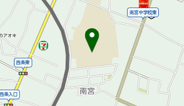 南宮中学校校庭の地図画像