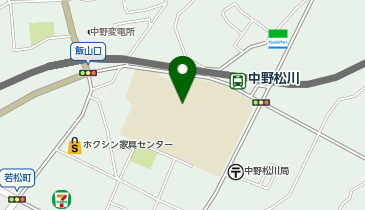 中野小学校体育館の地図画像