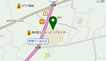 平野小学校体育館の地図画像