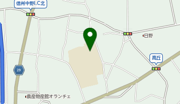 高丘小学校体育館の地図画像