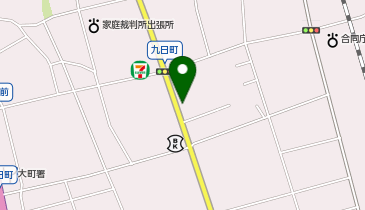 大町商工会議所駐車場の地図画像