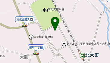 文化会館・大町公民館の地図画像