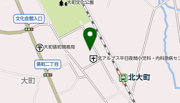 サン・アルプス大町の地図画像