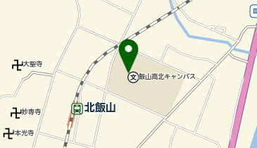 長野県飯山高等学校の地図画像