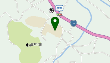 金沢小学校体育館の地図画像