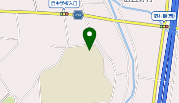 丘中学校 体育館の地図画像
