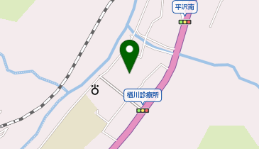 楢川保育園 園庭の地図画像
