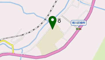 楢川小中学校 体育館の地図画像
