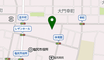 市立体育館の地図画像