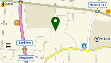 浅間体育センターの地図画像