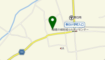 御鹿の郷地域ふれあいセンターの地図画像