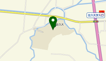 佐久大学の地図画像