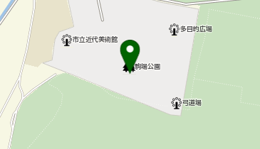 駒場公園の地図画像