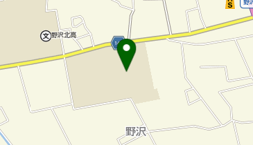 野沢中学校の地図画像