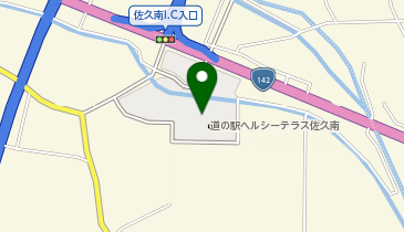 道の駅ヘルシーテラス佐久南の地図画像