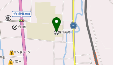 屋代南高等学校の地図画像