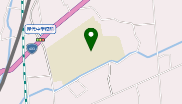 屋代中学校の地図画像