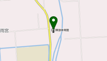 東部体育館の地図画像