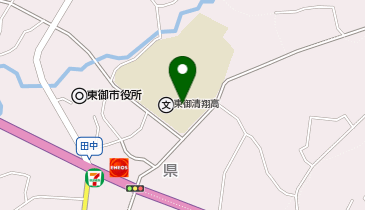 東御清翔高等学校の地図画像