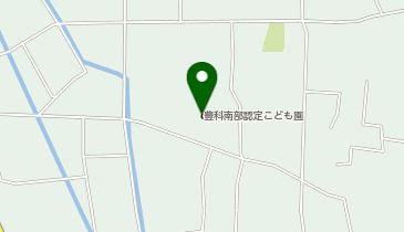豊科南部認定こども園の地図画像
