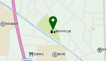 豊科中央公園の地図画像