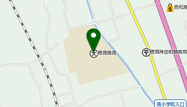 穂高商業高等学校の地図画像