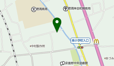穂高幼稚園の地図画像