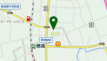 穂高町地区公民館の地図画像