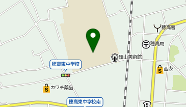 穂高東中学校の地図画像