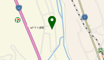 本間公民館庭の地図画像