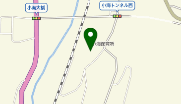 小海保育所庭の地図画像