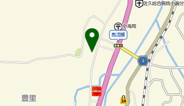 馬流公民館の地図画像