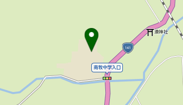 南牧中学校の地図画像