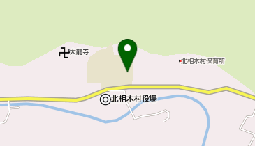 北相木村小学校校庭の地図画像