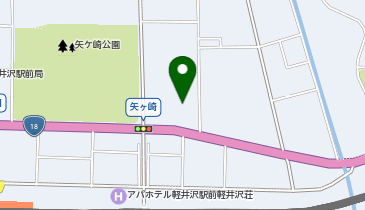 新軽井沢駐車場の地図画像