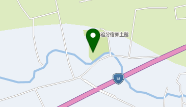追分公園の地図画像