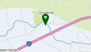 追分宿駐車場の地図画像