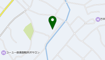 旧軽井沢公民館の地図画像