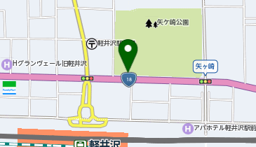 矢ヶ崎公園管理棟の地図画像