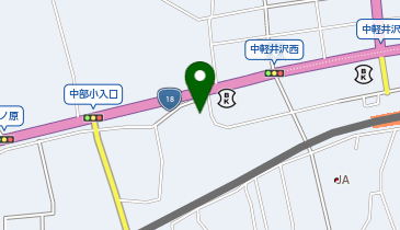 軽井沢中保育園の地図画像