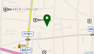 さくら保育園園庭の地図画像