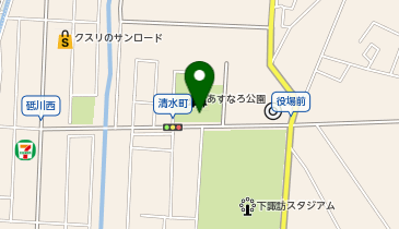 あすなろ公園の地図画像