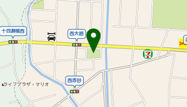 西赤砂公園の地図画像