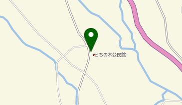 とちの木公民館庭の地図画像